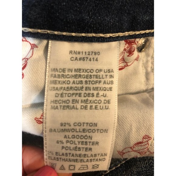 True Religion Women's Basic Skinny Jean All Over Natural Stretch 28 - Picture 6 of 11